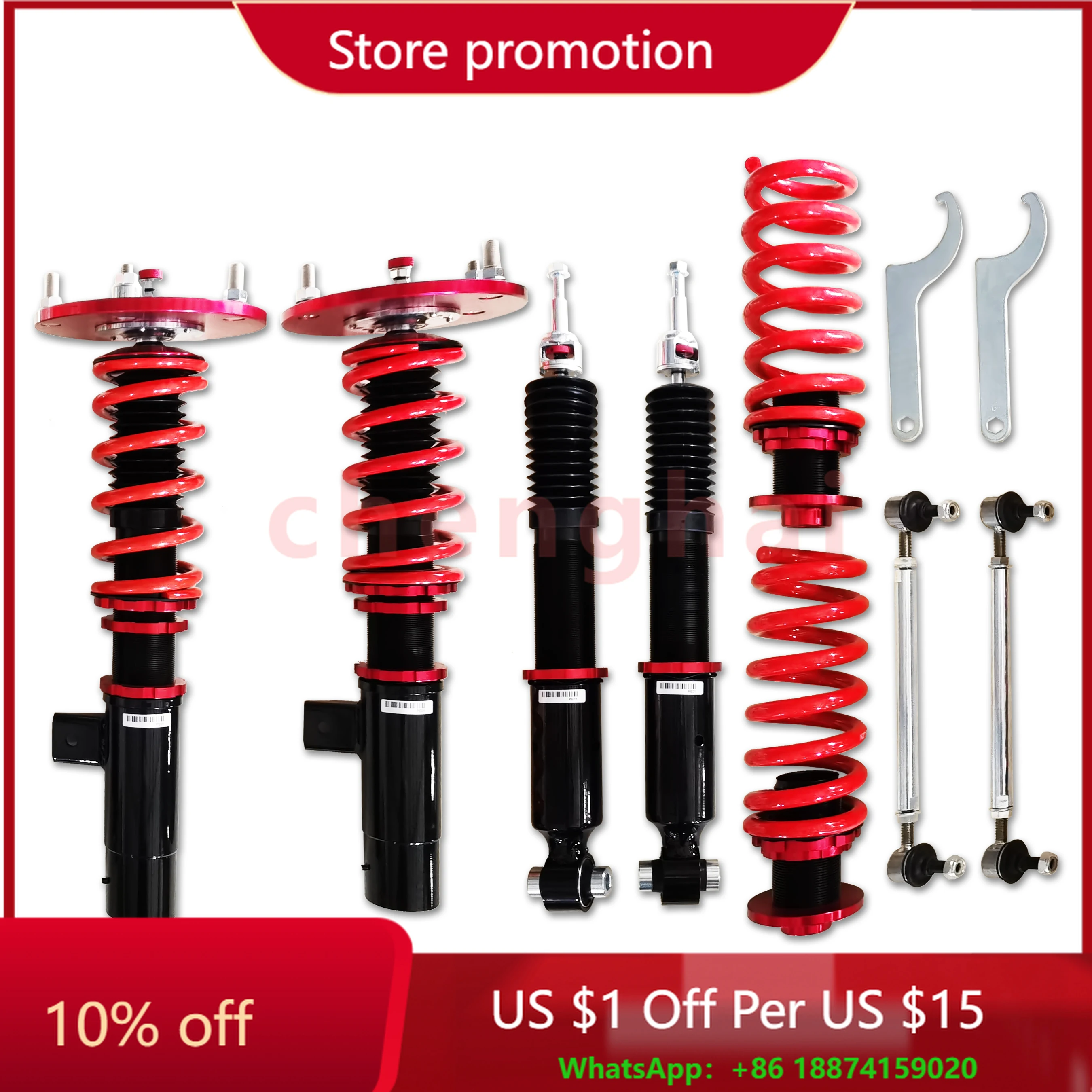 

High Performance 32 Ways Damping Adjustable Coilover Suspension Shock Absorber for BMW M3/M4 F80 2014-2019