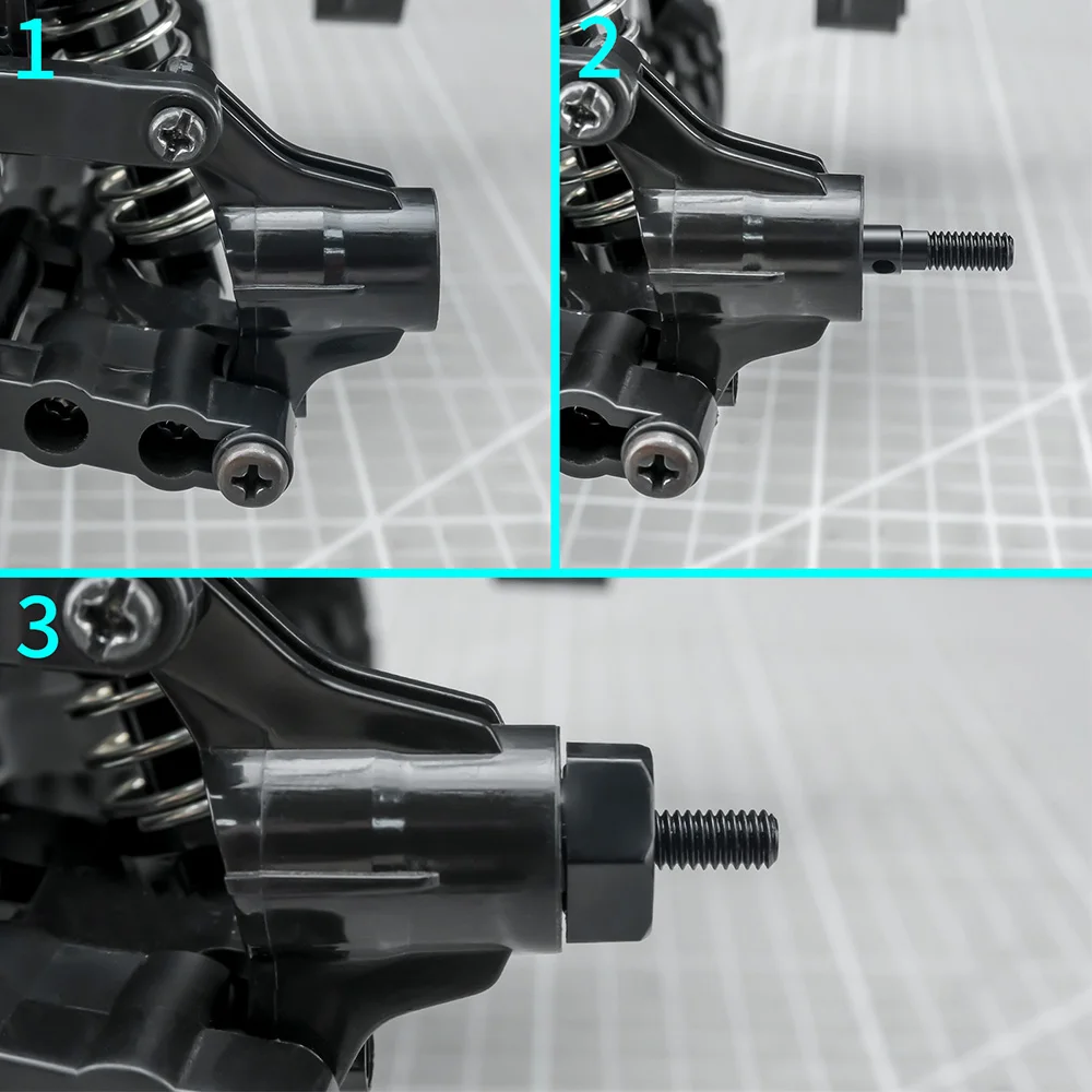 TRINOOD Diff Cup Vorder- und Hinterachse Schwingarm CVD Antriebswelle Body Post Mount Lenkungscup für 1/10 Tamiya M05 Upgrade-Teile – Detail 8