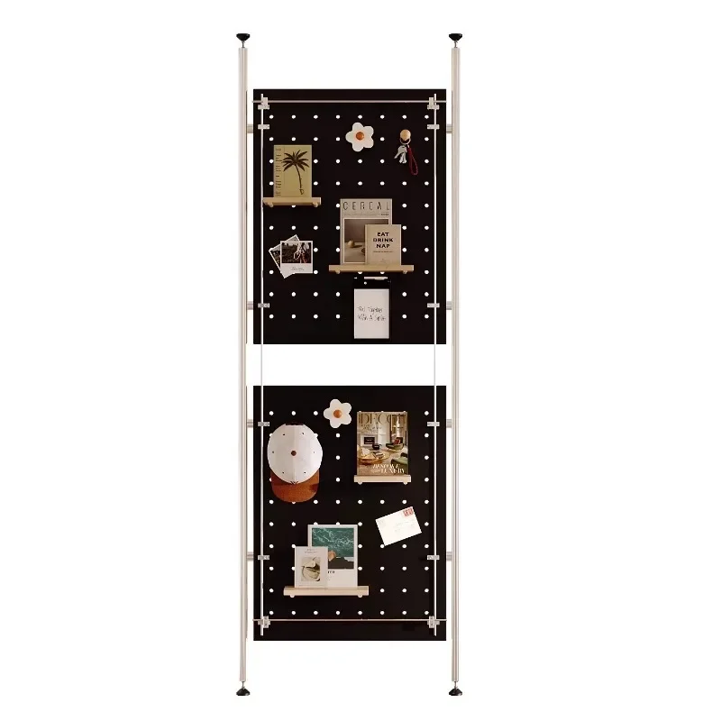 

Aluminum profile hole board, partition the living room without punching holes, display storage pendant rack, creative
