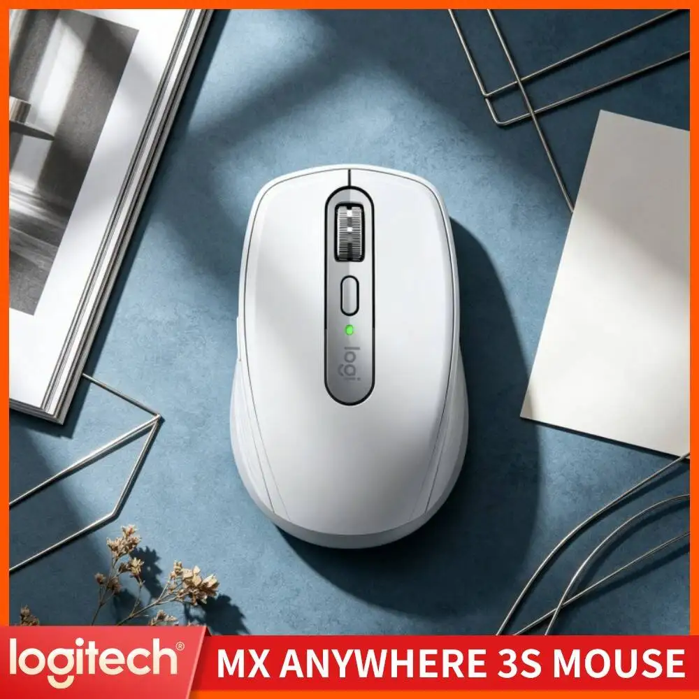 Creator MX Anywhere 3S - 8000 DPI, Precision Scroll, Silent Click, Perfect for Fashion Brand Poster & Design Task