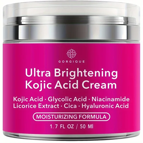 Crema de Ácido Kójico + Ácido Glicólico + Niacinamida + Cica + Hidratante Ha