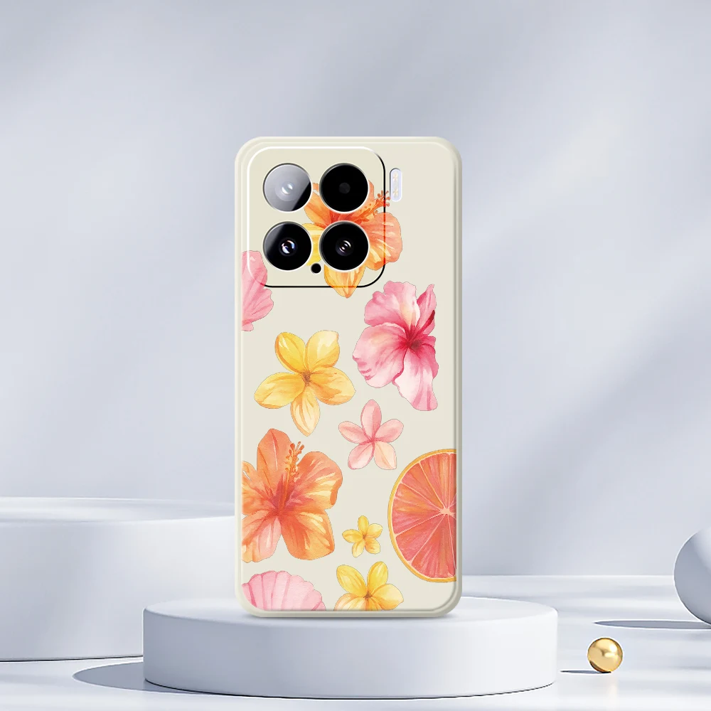 حافظة واقية للهاتف على شكل زهرة ريترو لهاتف Xiaomi Mi 15 Ultra Mi 14T 11T Pro حافظة لهاتف Xiaomi Mi 13T Pro Mi 11T Pro من السيليكون