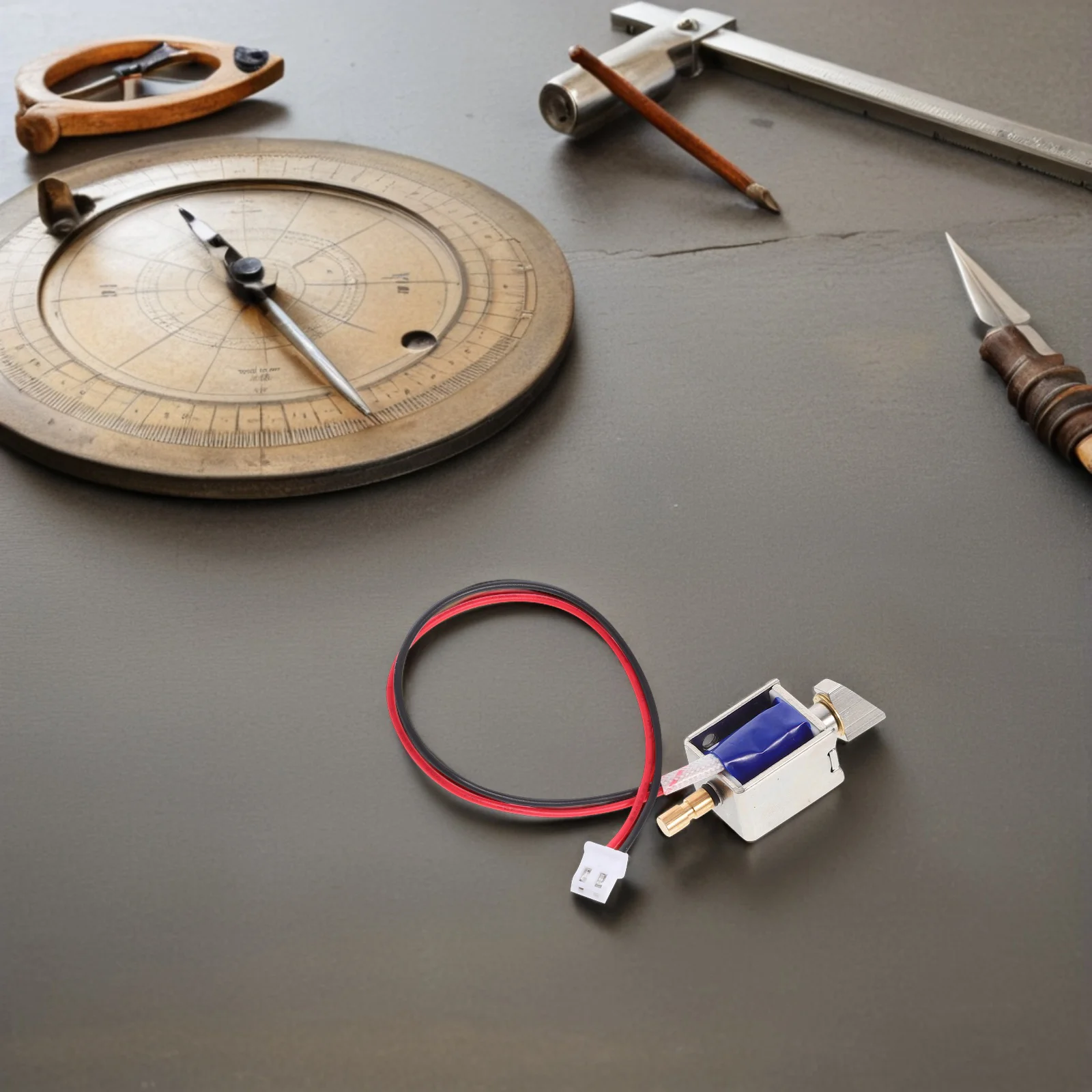 Fechadura eletromagnética DC12V 0,43a Fechadura de controle de acesso solenóide compacto para uso comercial residencial