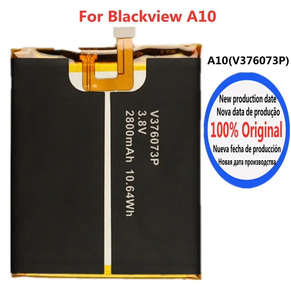 

New Original Battery For Blackview A10 / A10 Pro A10Pro V376073P Mobile Phone High Quality 2800mAh Smartphone Batteries + Tools