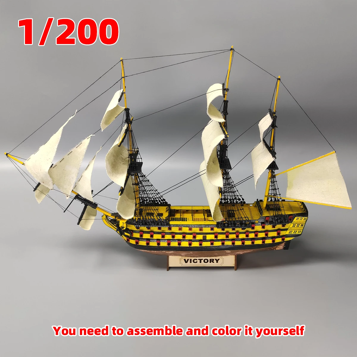 1/200 HMS Victory Savaş Gemisi - Model Kit U Boat incelemesi ve fiyatı