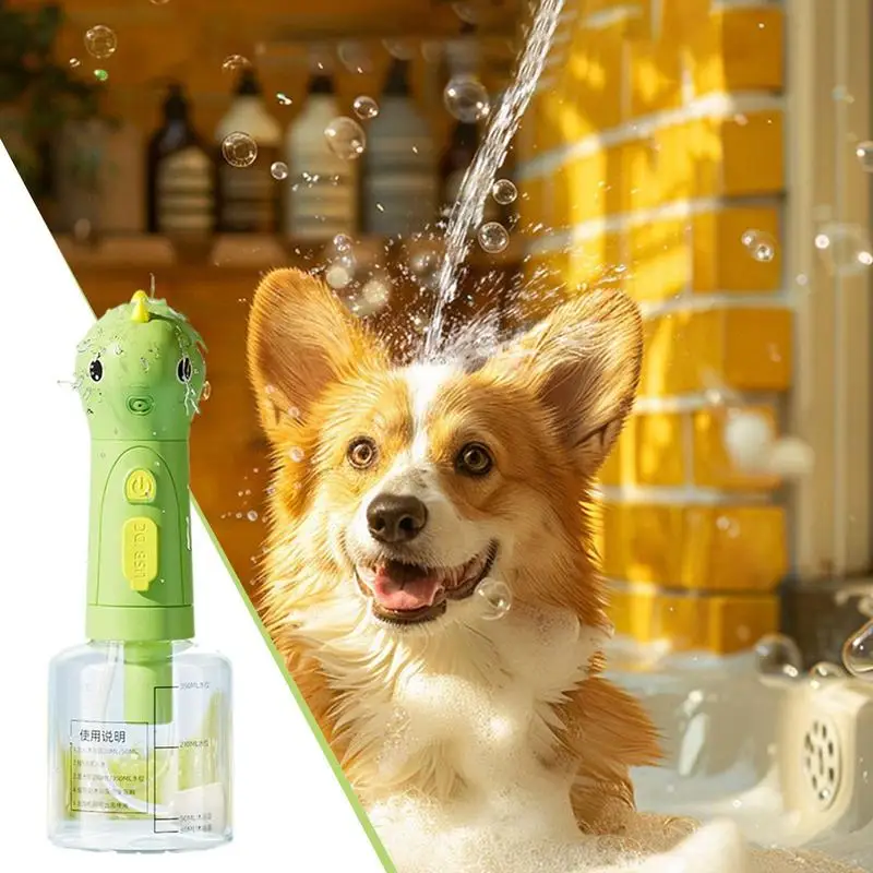 Bath Bubble Maker For Dogs Foam Dispenser Sprayer Bubble Maker For Dog Bath Portable Dog Foaming Shampoo Dispenser For Pets Cats