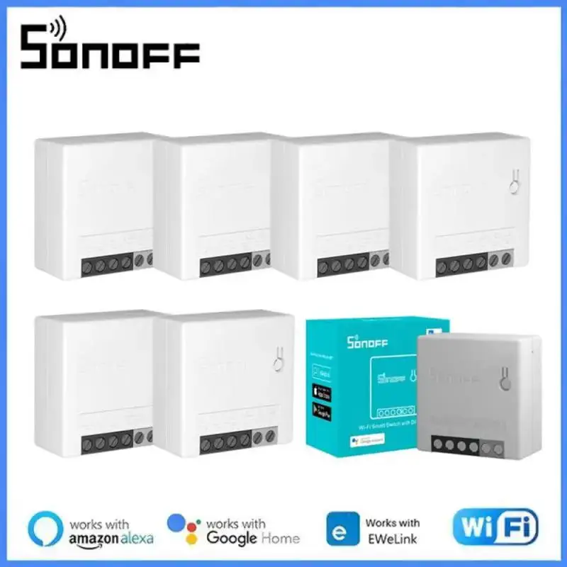 

Смарт-выключатель SONOFF Mini R2 с поддержкой Wi-Fi и таймером