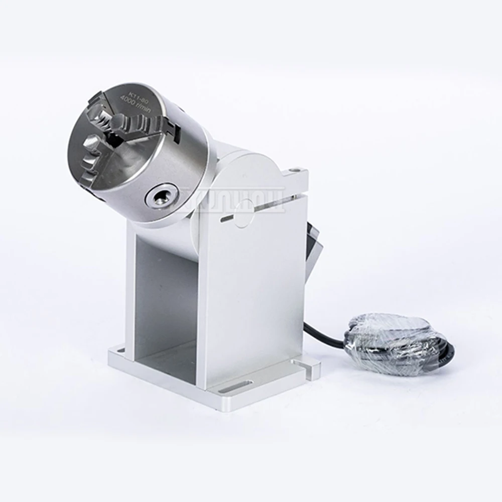 Precision Rotating Fixture,Marking Machine, Welding Machine, Universal 80 Chuck,  Rotating Motor, Chuck, Rotating Table