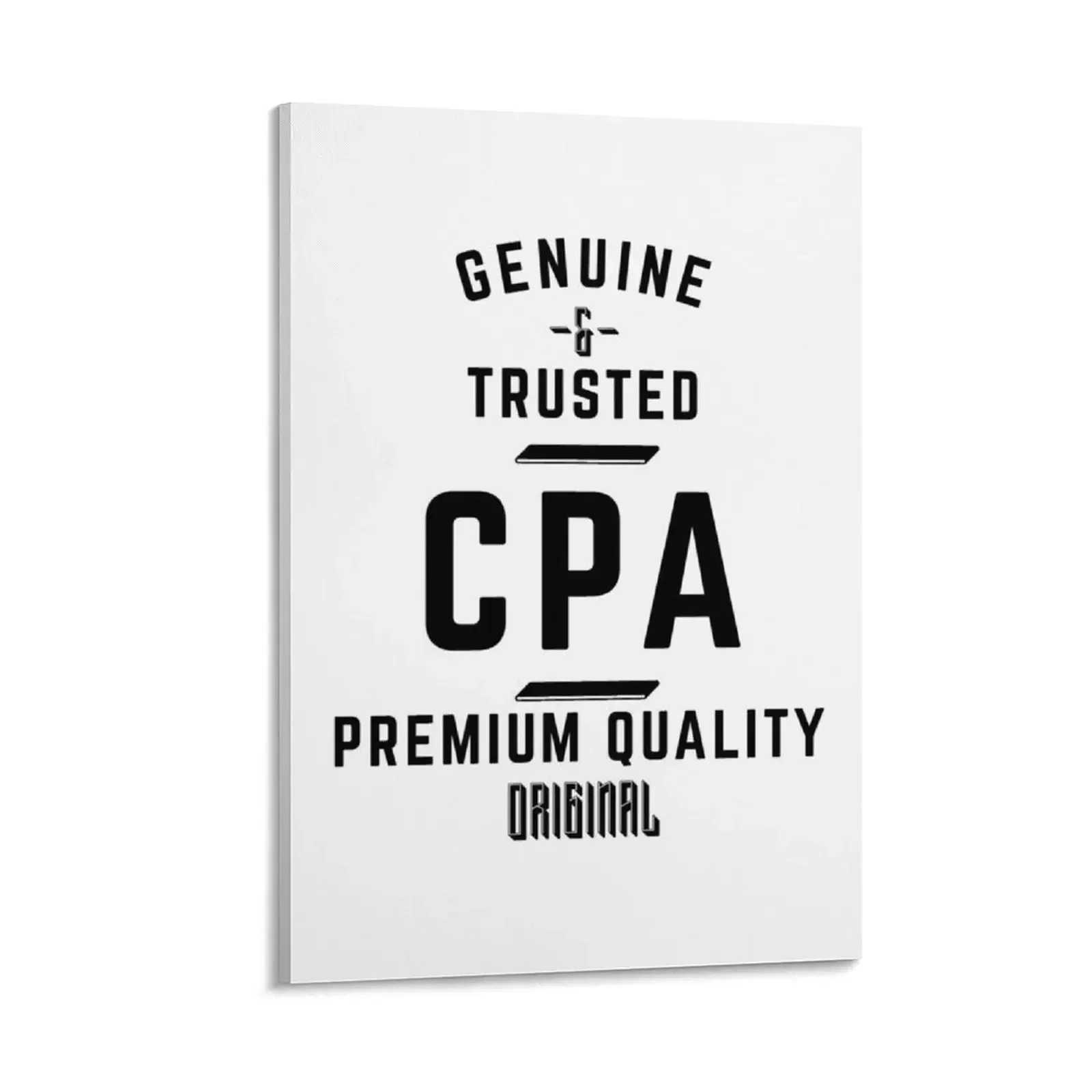 

CPA Work Job Title Gift Funny Cpa Quotes Canvas Painting room decoration Decoration home wall frame for living room