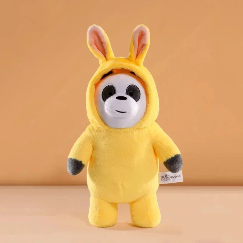 Cartoon Original We Bare Bears COS Bunny Plush Toy Grizzly Panda Ice Bear Stuffed Plushies Anime Figures Doll Toys For Kids Gift