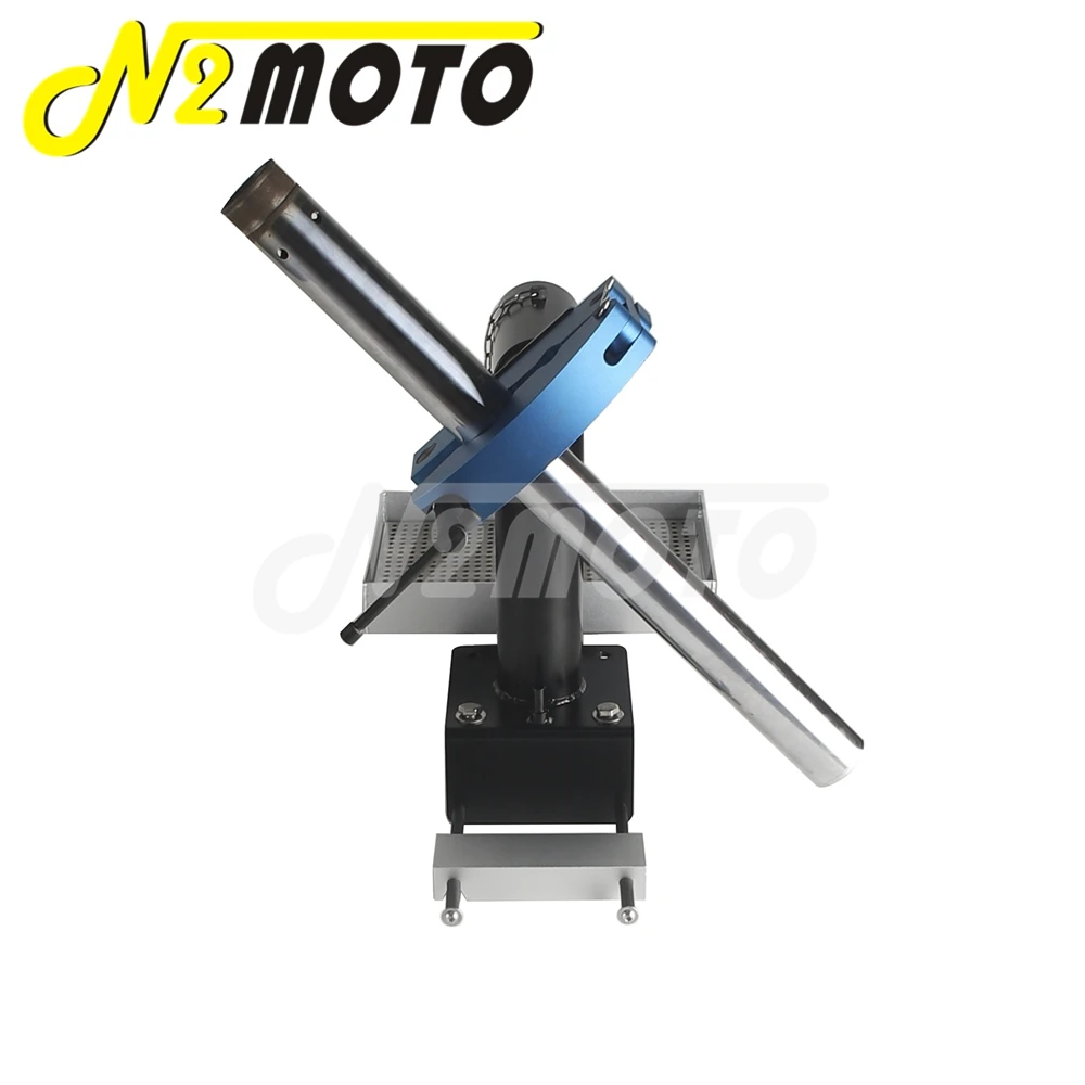 Bottom Slide Bar Reposition Tools Motorcycle Pivot Suspension Service Workshop Vise Shock Reservoir & Piston Rod Removal Tool