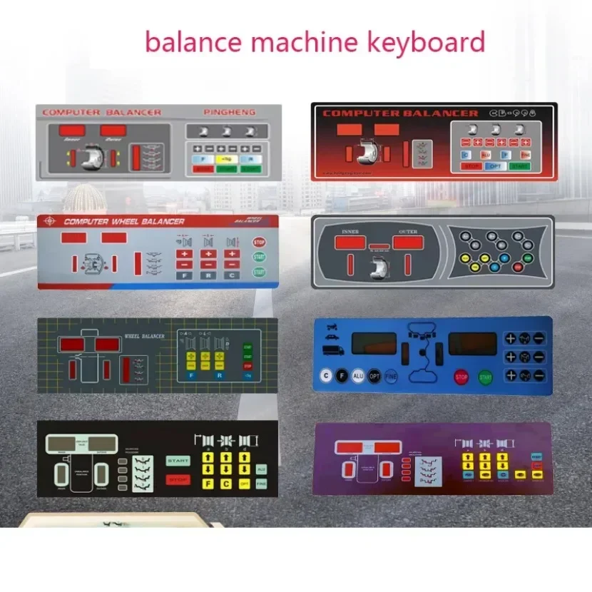 Various Models Of Tire Balancing Machine Key Board Dynamic Balancing Instrument Touch Switch Control Panel Display New