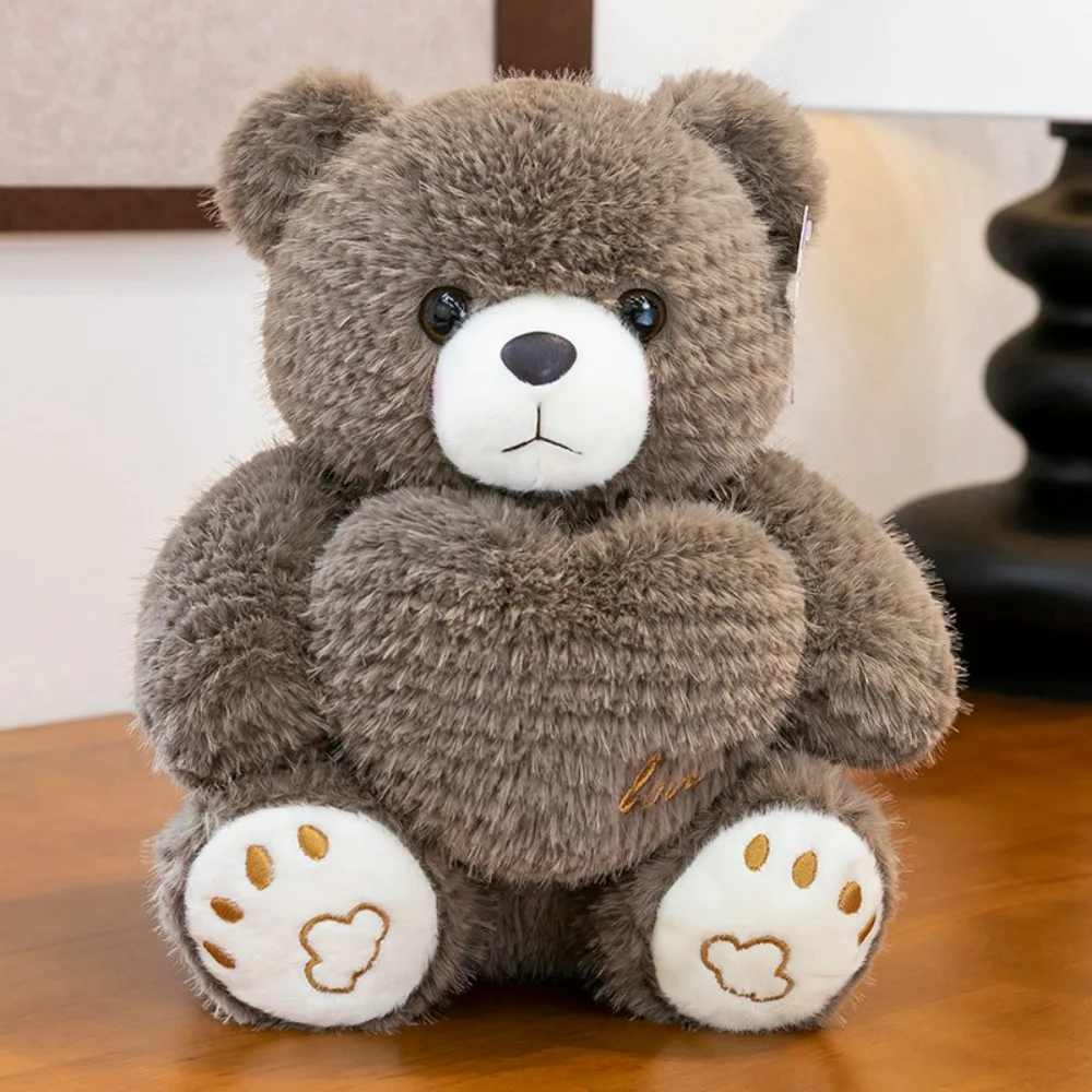 

Holding Love Bear Plush Toy Big Paw 28/38cm Stuffed Bear Doll Fluffy Cartoon Animal Plush Doll Children Girls Boys