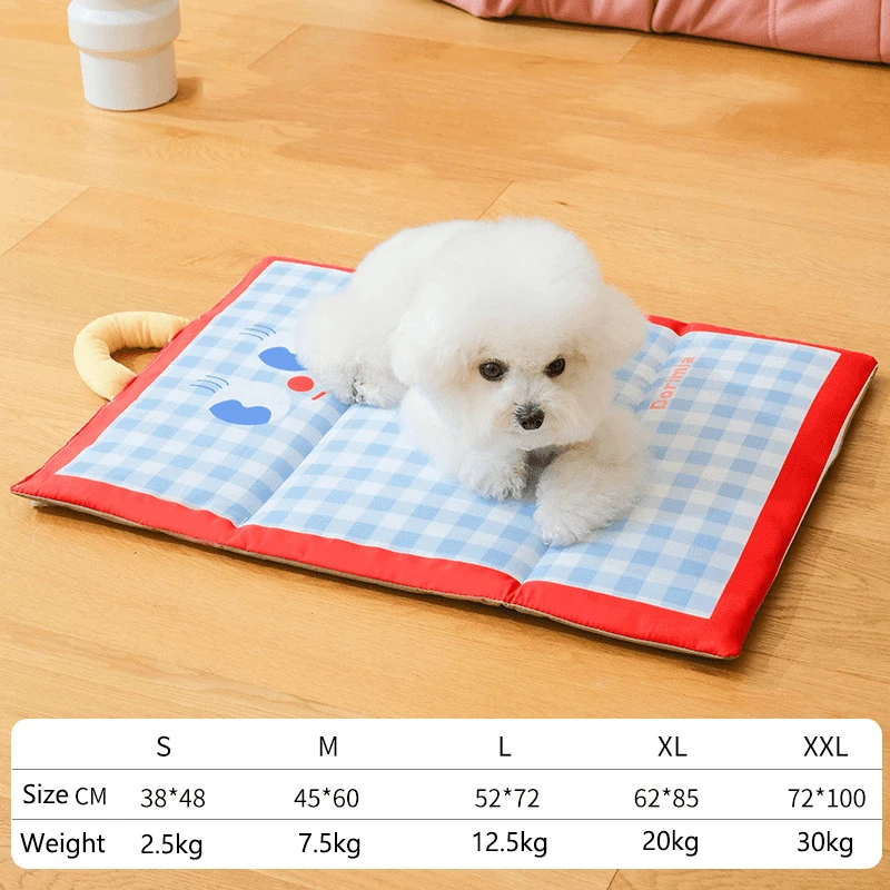 Dog Cooling Mat Plaid Large Summer Pet Cold Bed for Small Big Dogs Cat Durable Blanket Sofa Cat Ice Pad Blanket Pet Supplier 6