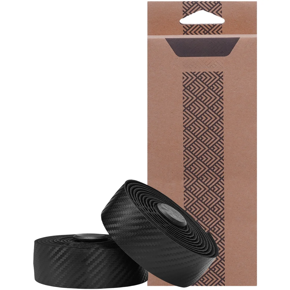 

For Long-Distance Cyclists Anti-Slip Shock-Absorbent Road Bike Handlebar Tapes With Bar Ends PU+EVA Easy To Wrap