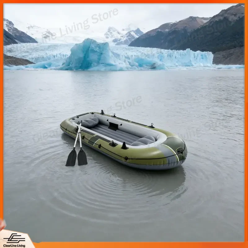 Compact Inflatable Jet Boat Mini Adventure Raft with Powerful Pump for River Exploration Thrilling Water Sports Fun Portable