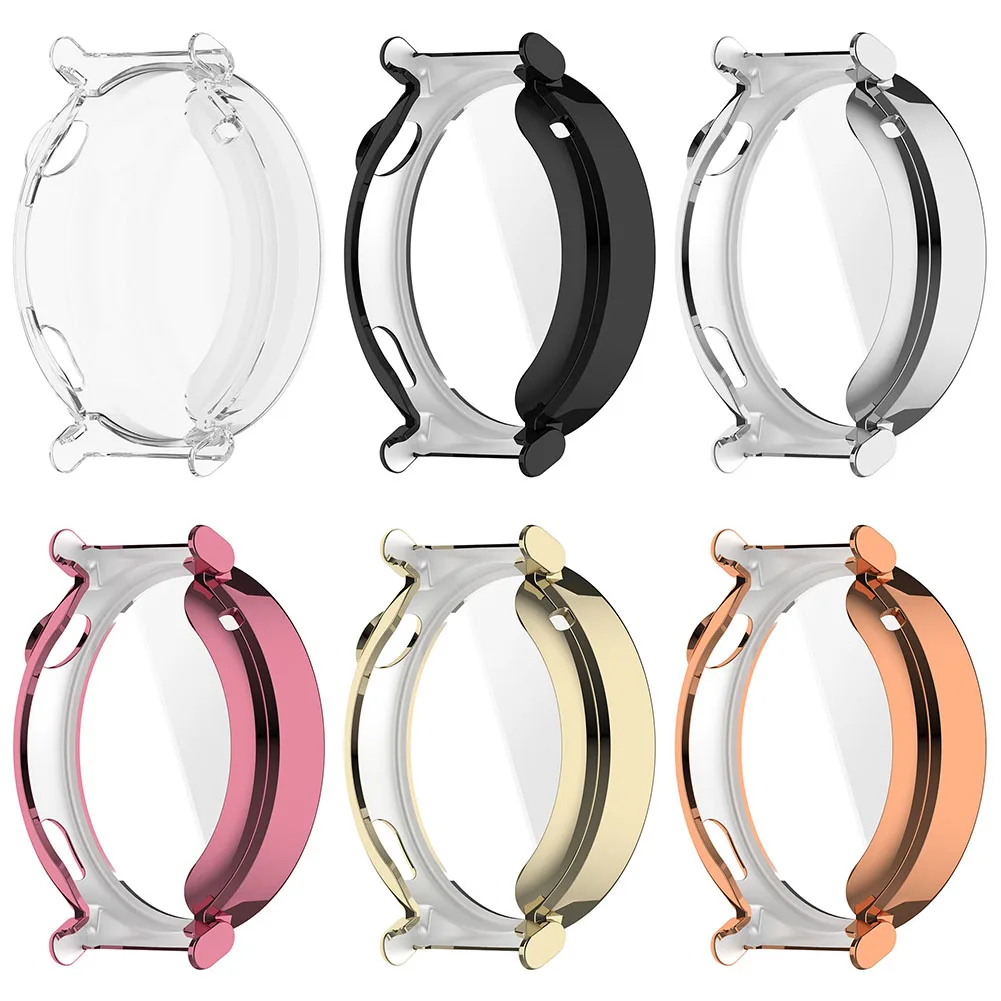 TPU Full Case ฝาครอบทั้งหมดป้องกันหน้าจอกันชนหน้าจอป้องกันกรณี Soft TPU กันชนสําหรับ Huawei Watch GT5 46 มม.41 มม.