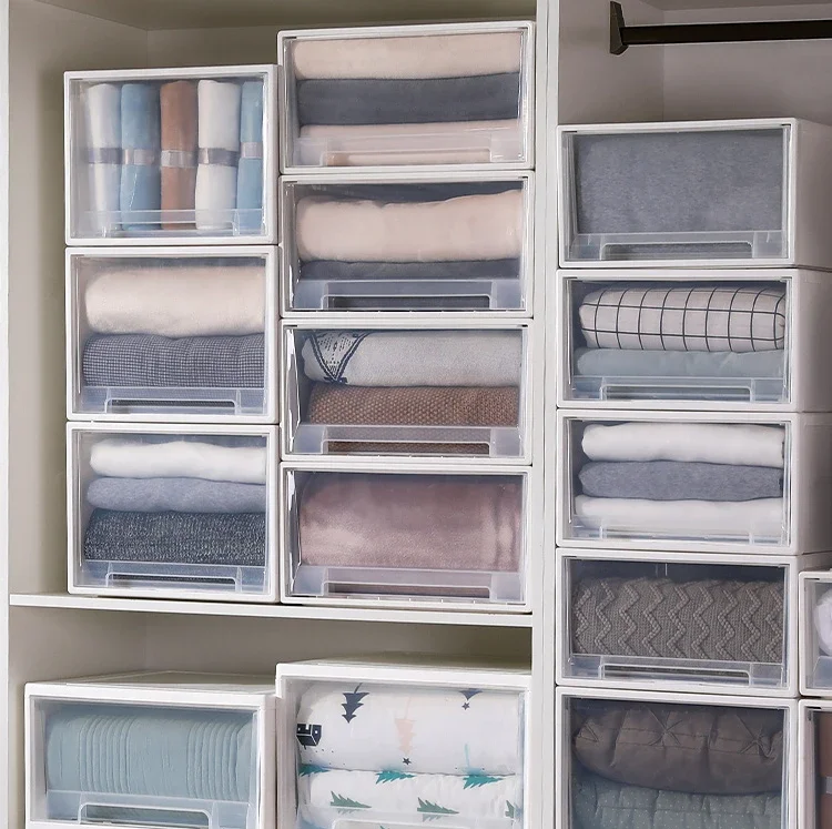 

Storage box Drawer type plastic large storage box Clothes storage box