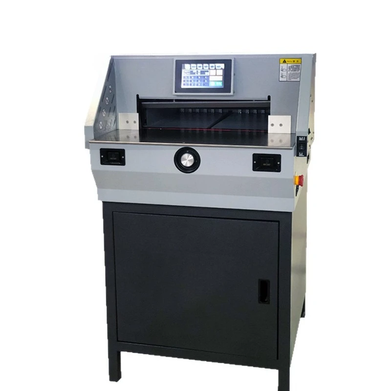 E490T heavy program control intelligent paper cutter numerical control paper trimmer electric bid trimmer graphic
