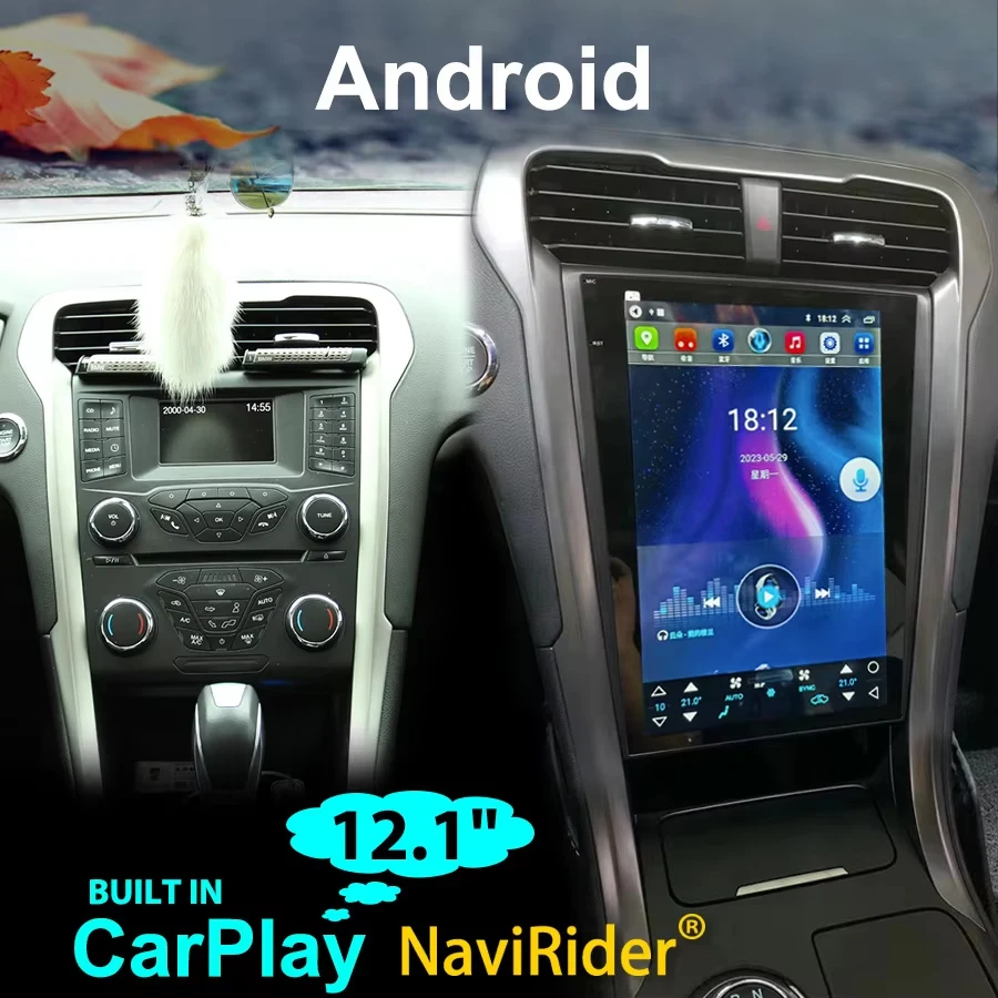 

12.1inch Android Screen For Ford Mondeo 2016 Fusion Stereo Car Radio Multimedia Video Player Carplay GPS Navigation Automotive