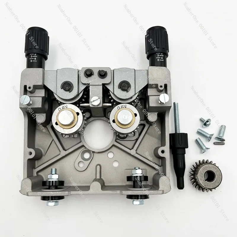 Welding Wire Feeder Mechanism - 76ZY02A Dual Drive Bracket with Wire Feeding Wheels