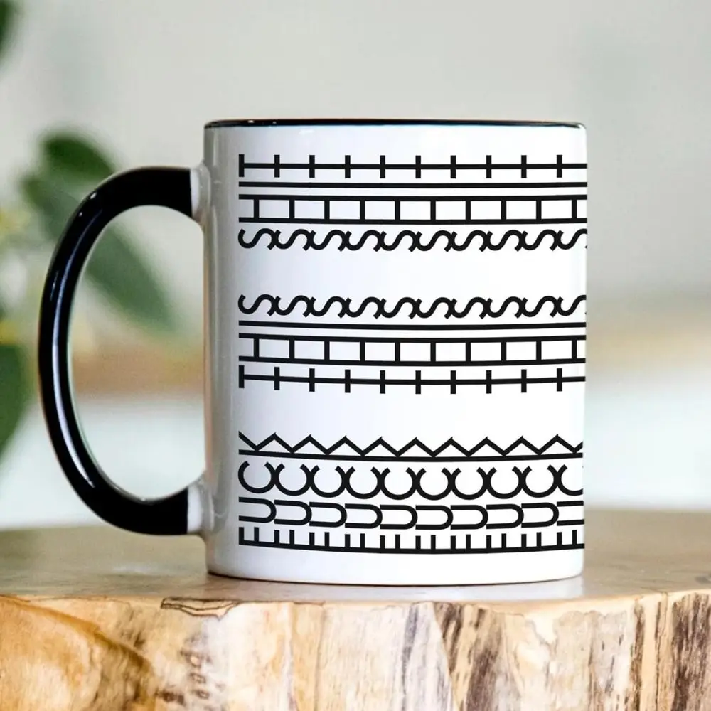 

Funny 330ml Coffee Mug Dive into Every Sip Ceramics Tea Cup Handmade Message Mug Home Office Gift