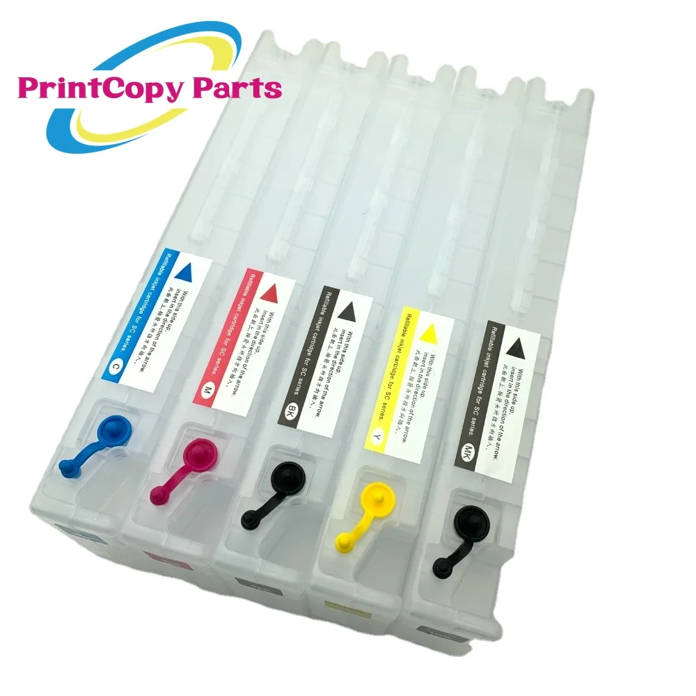 cartucho de tinta recarregavel vazio apropriado para epson surecolor t3200 t5200 t7200 t3270 t5270 t7270 grupo cores 700ml pelo pc 01