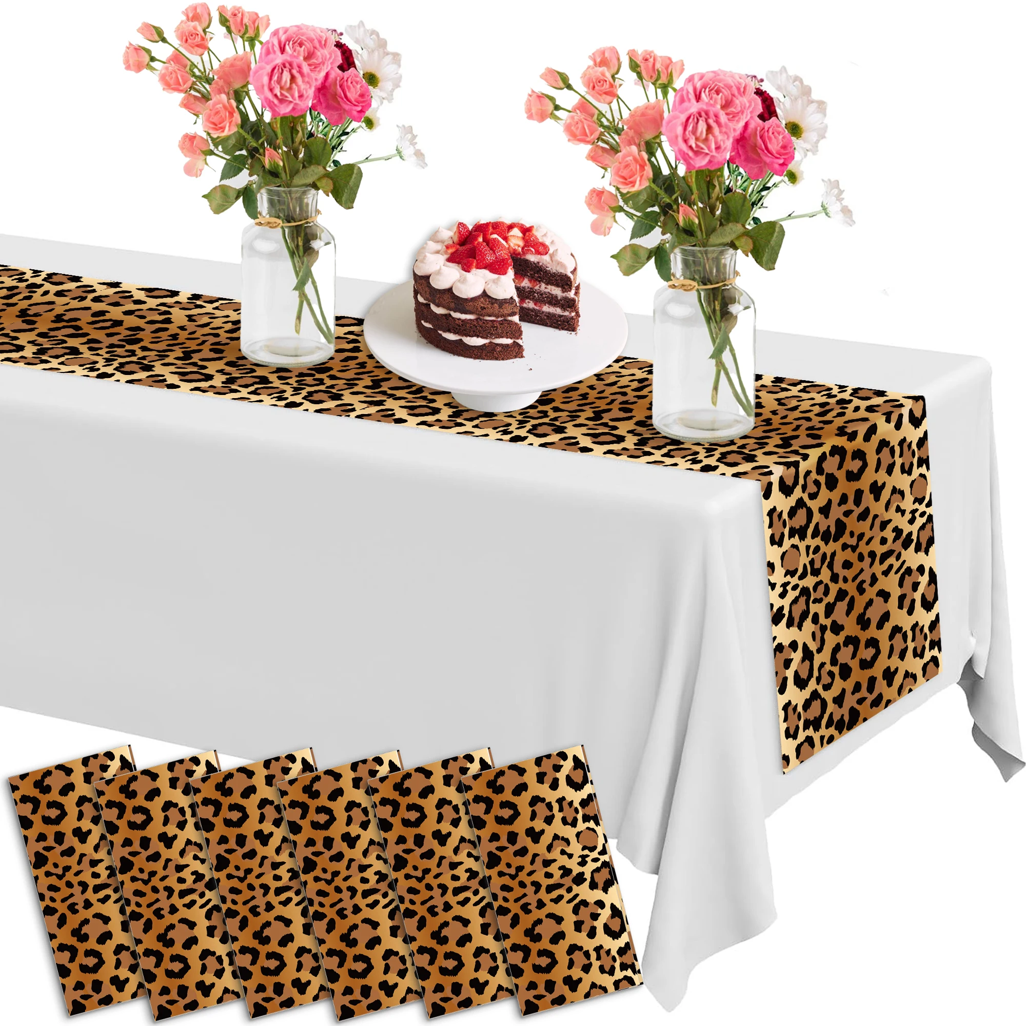 1/3/6 szt. Vintage bieżnik/obr – Table Cloth Disposable recenzja i cena