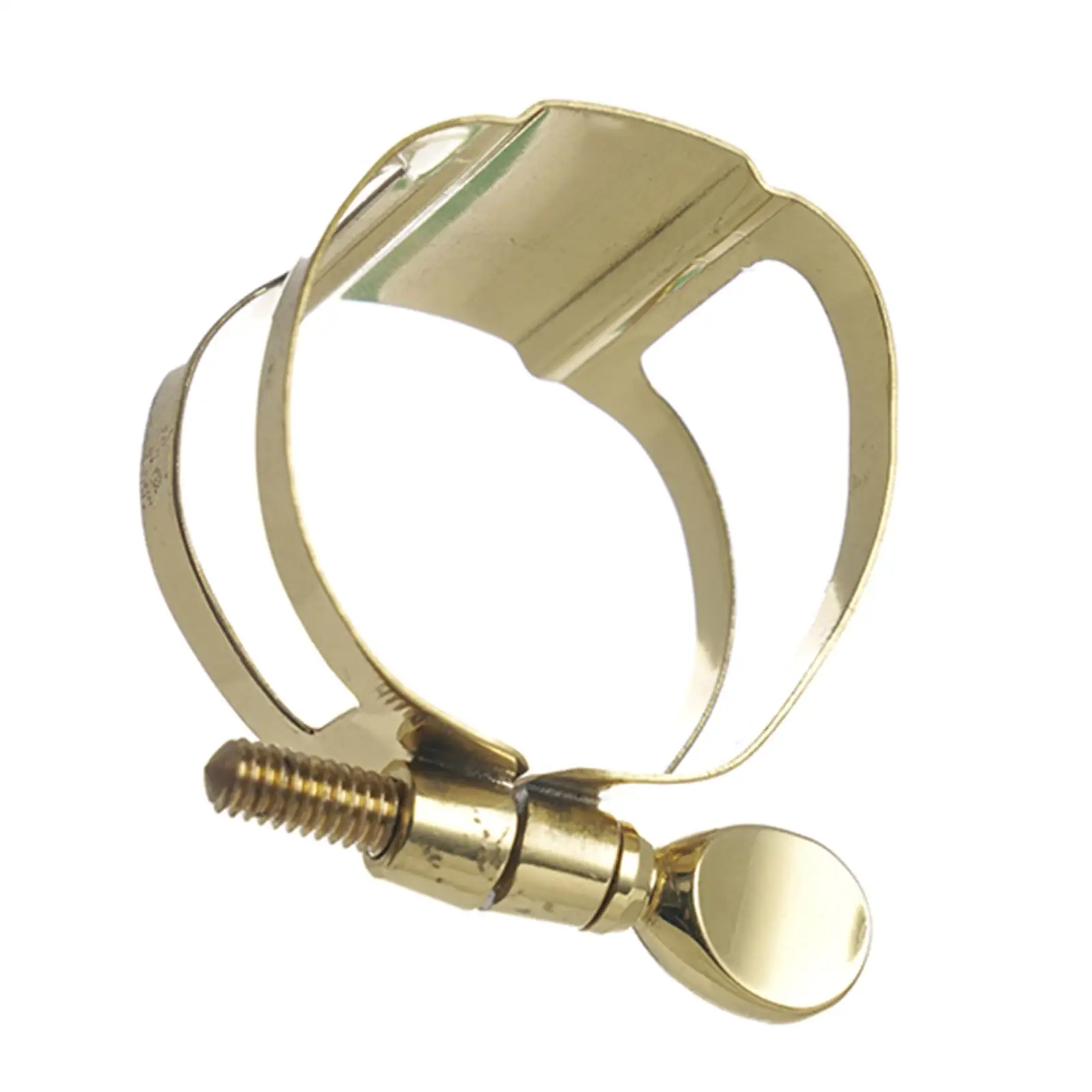 Alto Tenor Saxophone Ligature Mouthpiece Holder Zinc Alloy Adjustable Clamp for Saxophone Care DIY