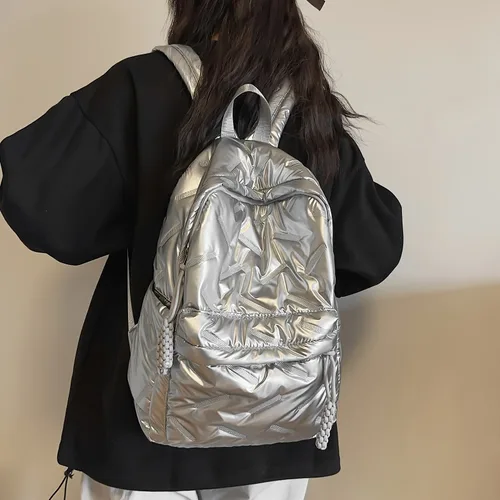 Mochila informal para estudiantes, Material de nailon, mochila multifuncional, mochila deportiva de viaje de gran capacidad, 1 Uds.