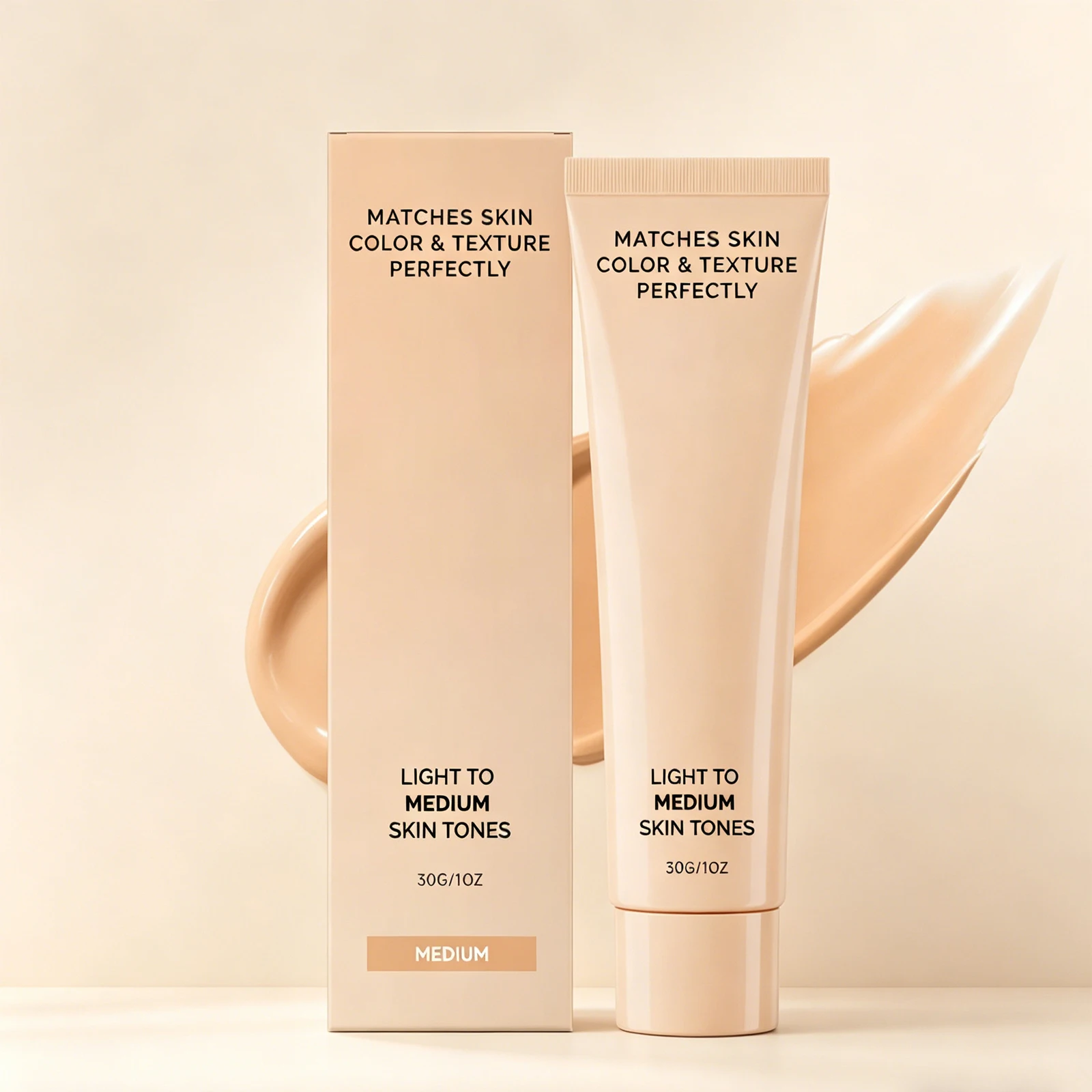 

AMZ 30g Skin Color Concealer Foundation Gentle Moisturizing Natural Fit Moisturizing Light not Take Off Makeup Foundation