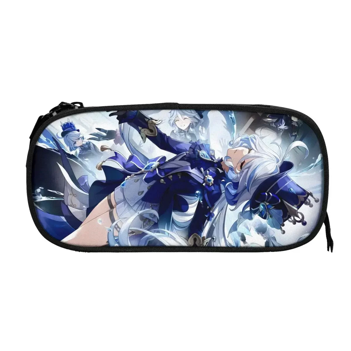 

Anime Genshin Impact Big Capacity Pencil Pen Case Office College School Large Storage Bag Pouch Holder Box Organizer