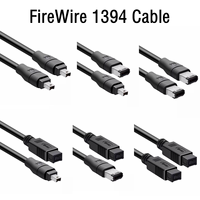 FireWire 800 IEEE-1394B 9pin 6Pin To 6pin 4 Pin To 4 Pin IEEE 1394 For ILink Adapter Cable 4Pin To Firewire 400 Cable 1.8m 3m 5m