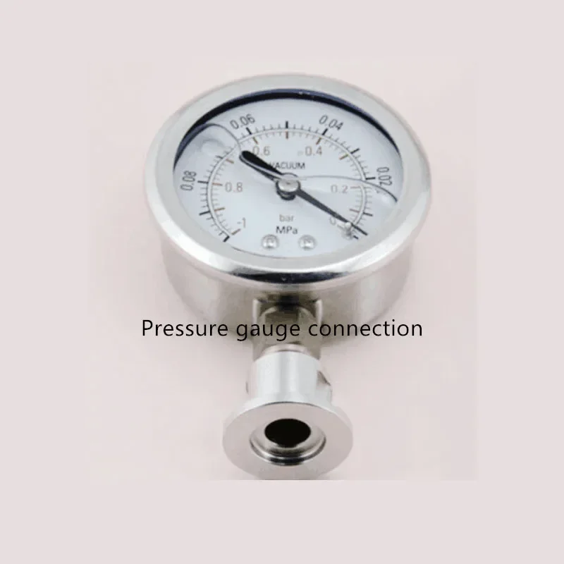 KF40 304 Stainless Steel Female Thread Adapter Vacuum Flanges Fitting Female Screw Thread Female Cap Thread Nipple Pipe Fittings