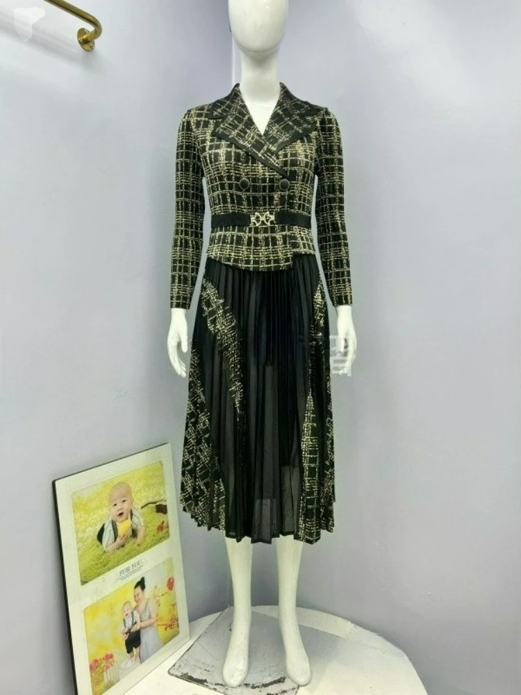 2025 Zomerjurken voor Vrouwen Elegante en Mooie Jurken Miyake Geplooide Jurk Feestavond Prom Formele Vrouwelijke Mode