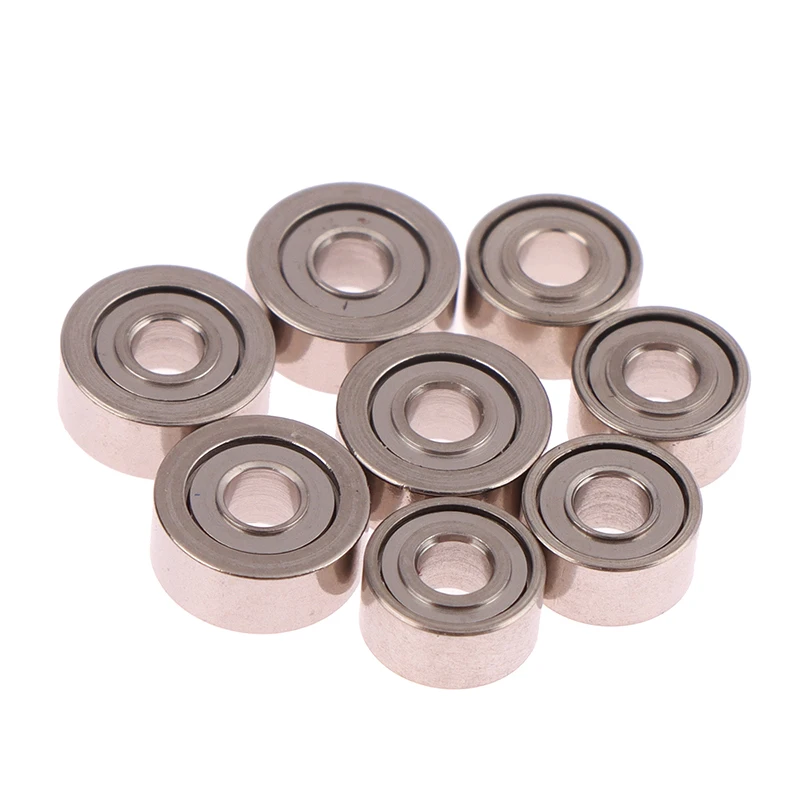 12pcs Mini 4WD Bearings Retrofit Parts 520/620/830 Bearing For S2 MA Tamiya Yang Kai War Dragon 4WD Chassis/ Guide Wheel/ Gear