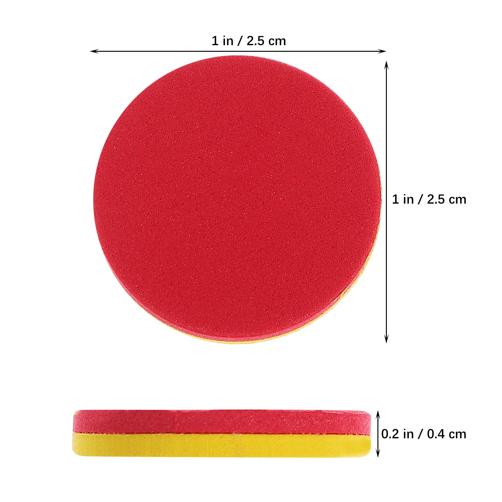 100 Pcs Kids Toys Colorful Foam Discs Counters For Math Chips Counting Blocks Number Cognitive Primary School