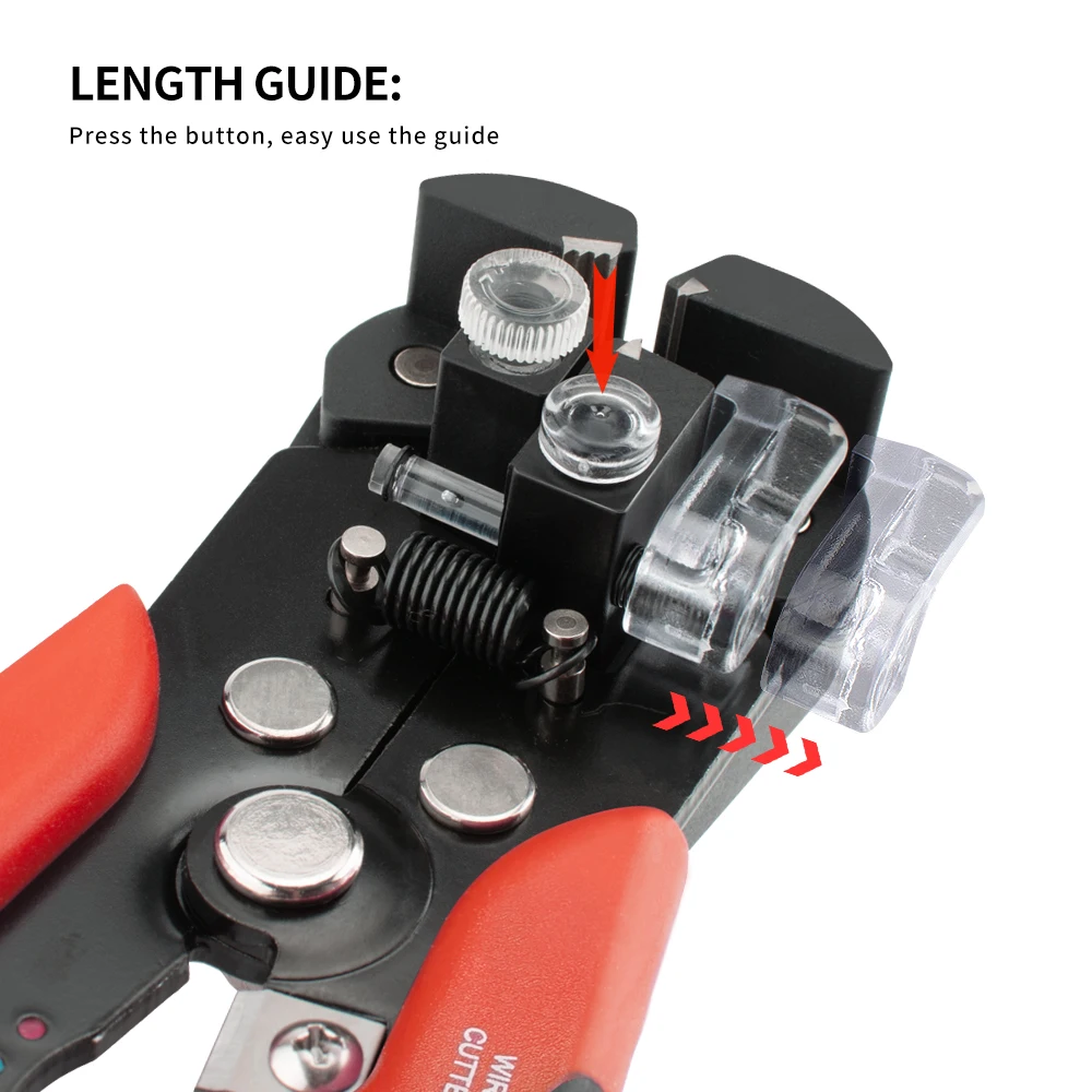 Professional Automatic Wire Stripper Crimper Pliers Electrician Cable Cutter Crimping Tool Multifunctional Wire Stripping Pliers