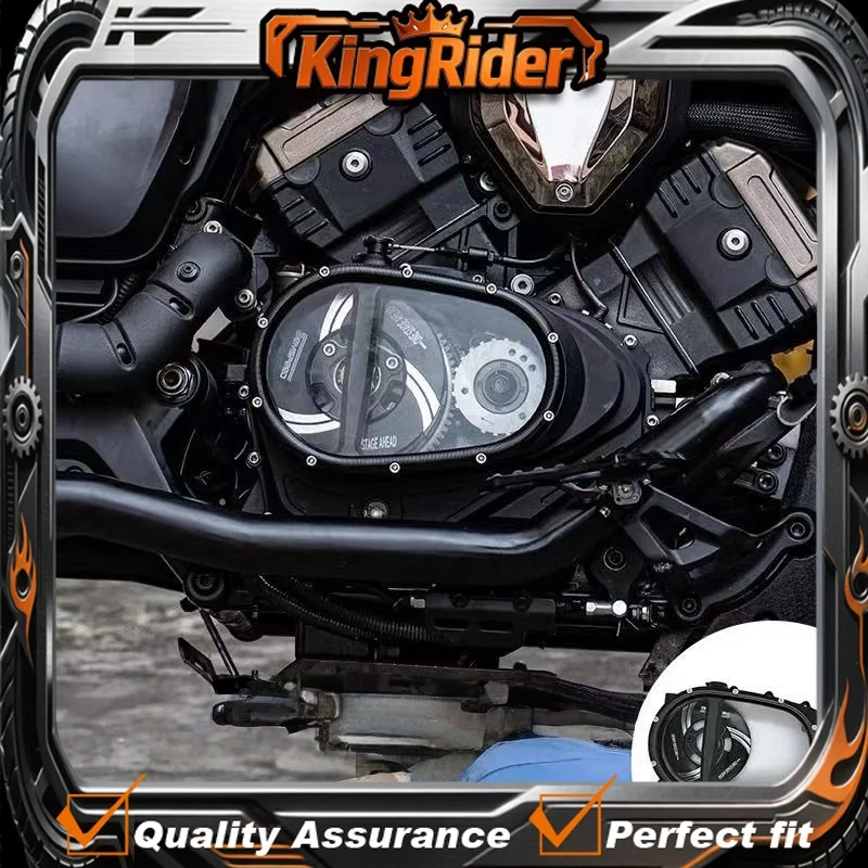 

【Supreme quality】Transparent clutch cover/engine side cover accessory for QJMOTOR SRV 600 SRV 600 SRV 600