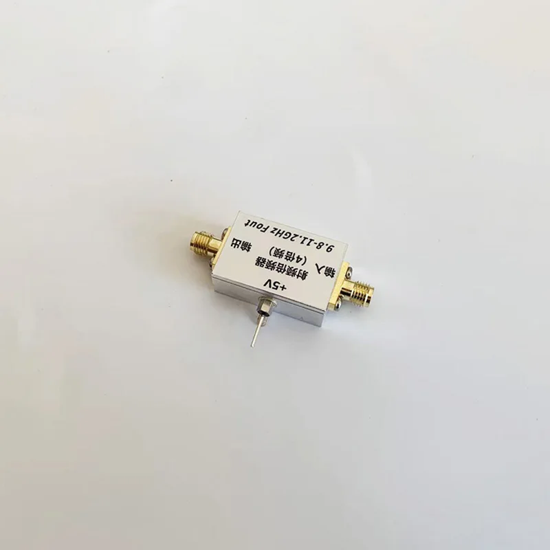 

9.8-11.2G output active frequency multiplier quadruple broadband RF frequency multiplier S to X band frequency multiplier