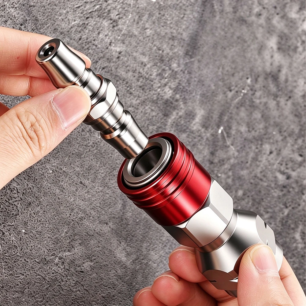 High Pressure Airless Paint Sprayer Nozzle 517-625 Quick Connect Coupling Stainless Steel Universal Replacement Connector image 5