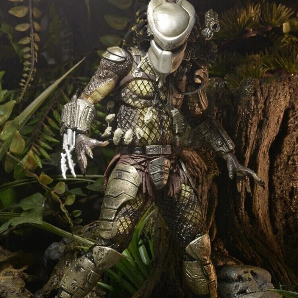 ฟิกเกอร์ NECA Predator Ultimate Shaman Elder Armored Lost Warrior Jungle Hunter Snake Vision Predator Alien ของสะสม ของเล่น ของขวัญ