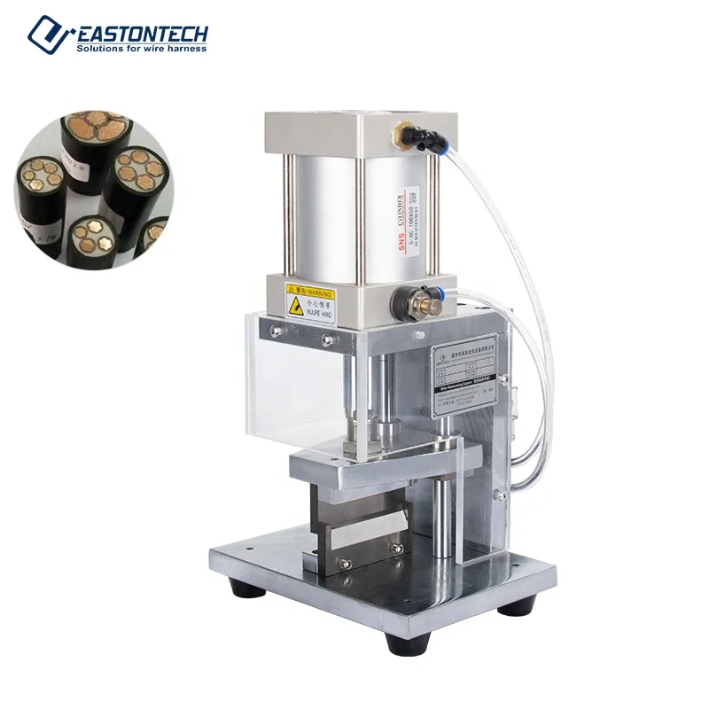 EASTONTECH EW-1230 Kleine reine pneumatische Kabelschneider, große, quadratische, dicke Kabelbaum-Kabelfertigungsausrüstung