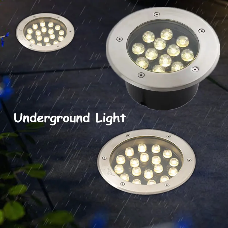 

IP67 Waterproof Led Underground Light Outdoor Buried Lamp Garden Path Spot Recessed Inground Lighting for Stair Deck Courtyard