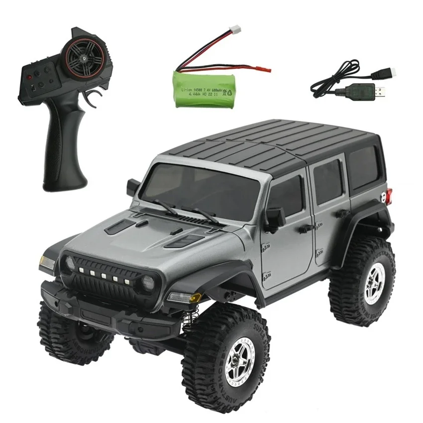 AX8560 1/18 2.4GHz Electric-power 4WD Crawler 1:18 Mini Climbing RTR Car Off-Road Buggy 12km/h LED Light Toy For Kids Toy Gift