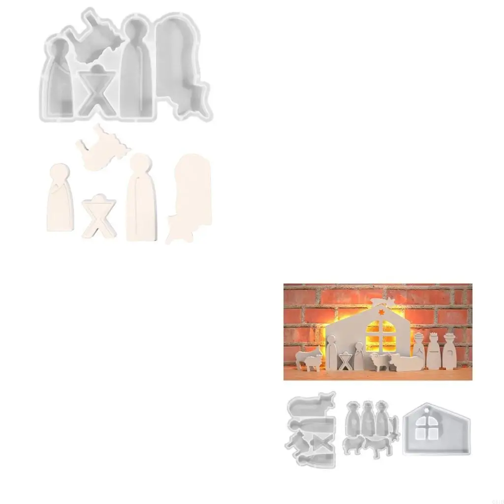 

Easter Prayer Sturdy Silicone Mould Suitable for Craft and Decorations