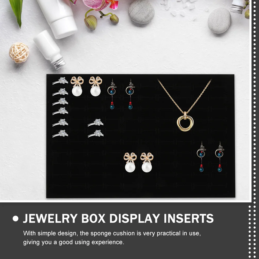 

10Pcs Jewelry Sponge Insert Holder for Earring Ring Display Storage Box Pad Organizer Tray Mat Jewelry Display Sponge Pad