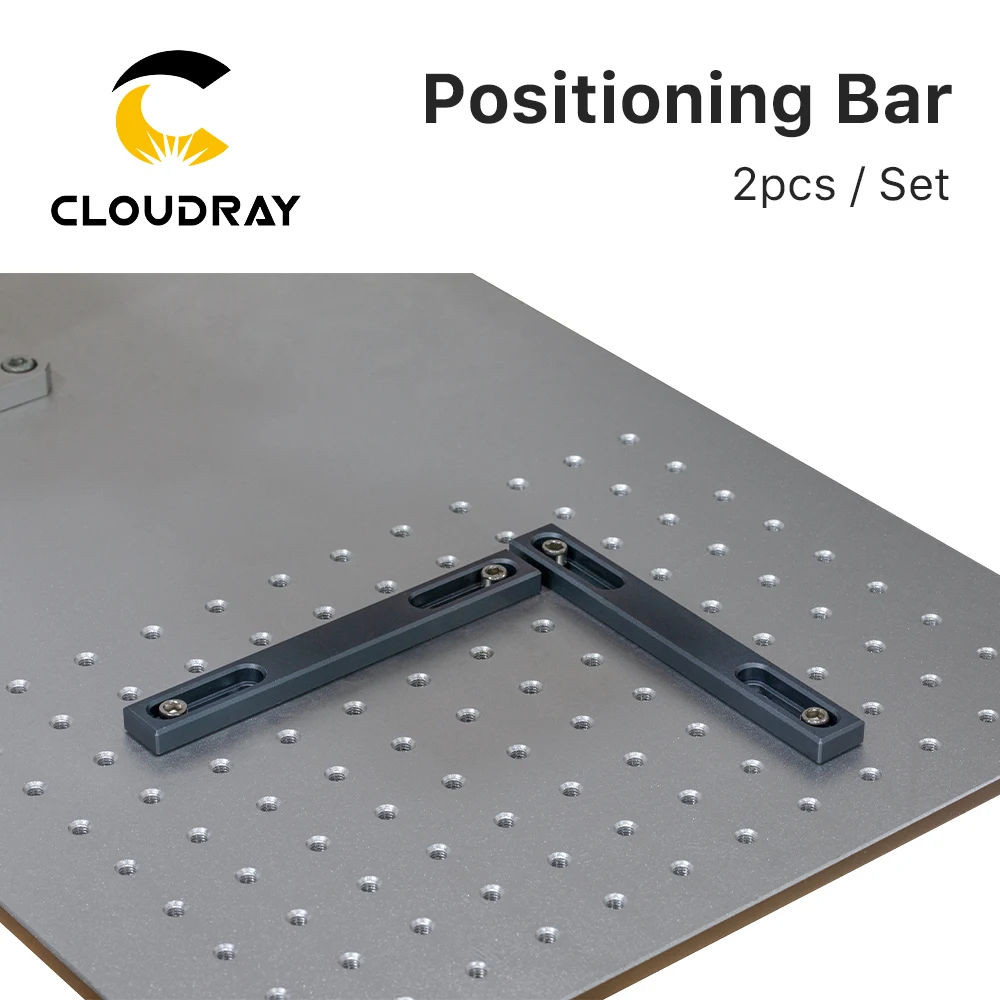 Cloudray Worktable Positioning Bar 2pcs  150*19*9 + 4pcs Positioning Screw for DIY Fiber & Co2 Marking Engraving Machine