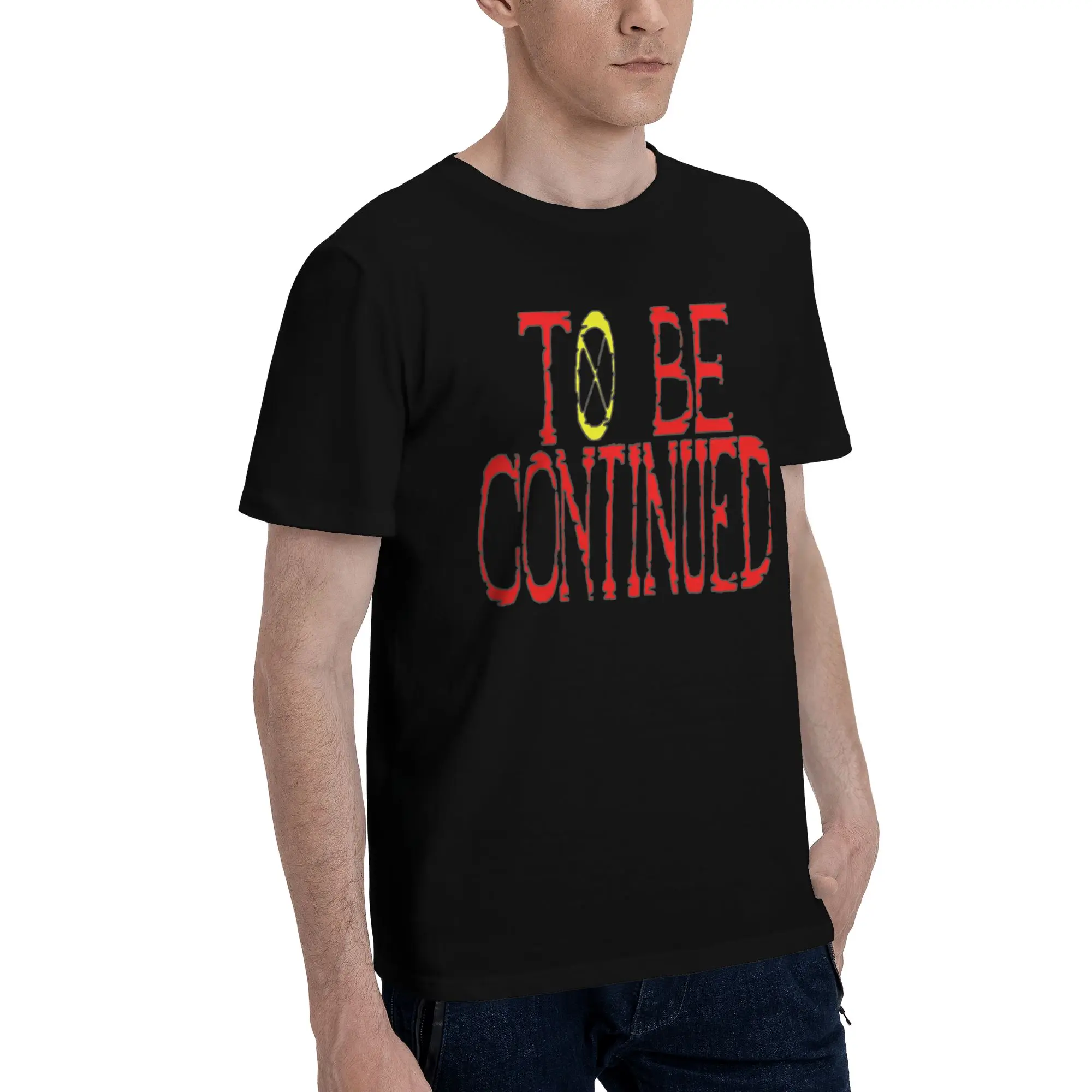 To Be Continued  Men's T Shirts One Piece Amazing Tees Short Sleeve Round Neck Cotton Unique Clothes T-Shirt