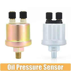 1/8NPT Oil Pressure Sensor 0-5BAR 0-10BAR Gold Silver for Universal Oil Press Gauge Sender Unit Diesel Generator Auto Part Kit